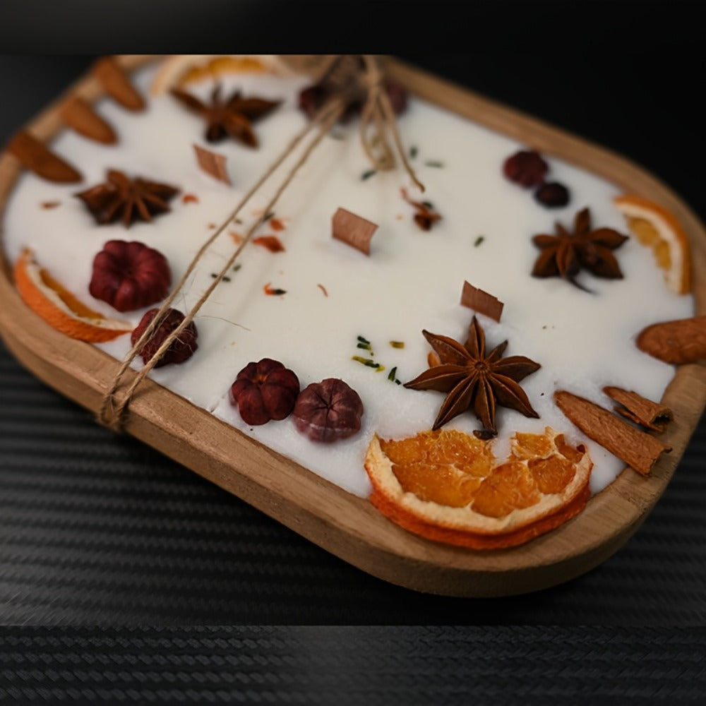 Scented Candles in Wooden Boat-Shaped Holder – Unique Refreshing Fragrances for Home, Hotel & Dining Decor, Perfect for Birthdays, Parties & Valentine's Day, Luxury Aromatherapy Gift Candle