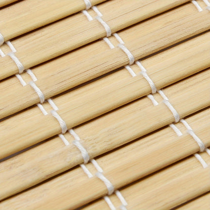 Woven Bamboo Roman Window Shade in Six Exact Color Names, 60-Inch Height and Widths from 23 to 48 Inches