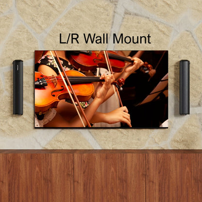 ULTIMEA 2.2ch Detachable TV Soundbar 100W Peak Power Bluetooth 5.3 Bass Adjustable 3 EQ Modes Optical ARC AUX Wall Mount Sound Bar for Smart TV Home Theater