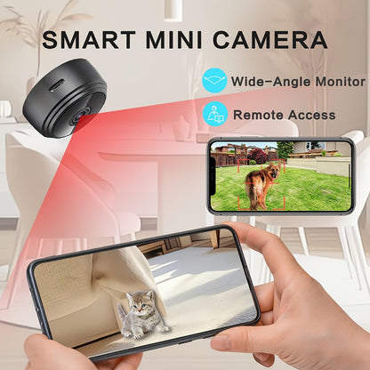 Battery Powered WiFi Security Camera 1080P Multi-Pack – Wireless Indoor Outdoor Home Surveillance System, Wide-Angle Remote Monitoring, No Wiring, Available in 9 or 12 Camera Pack