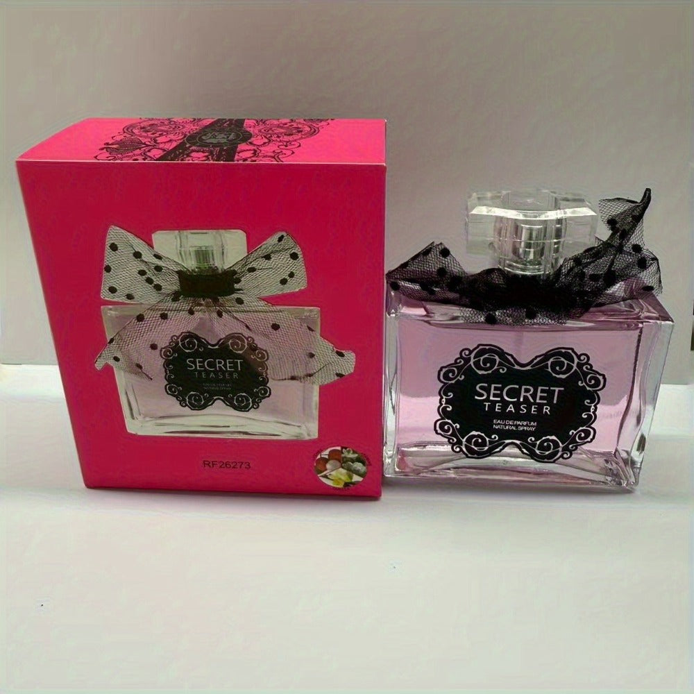 Perfume for Women 100ml in Pink Gift Box with Lychee-Jasmine-Vanilla Source Profile for Daily Wear