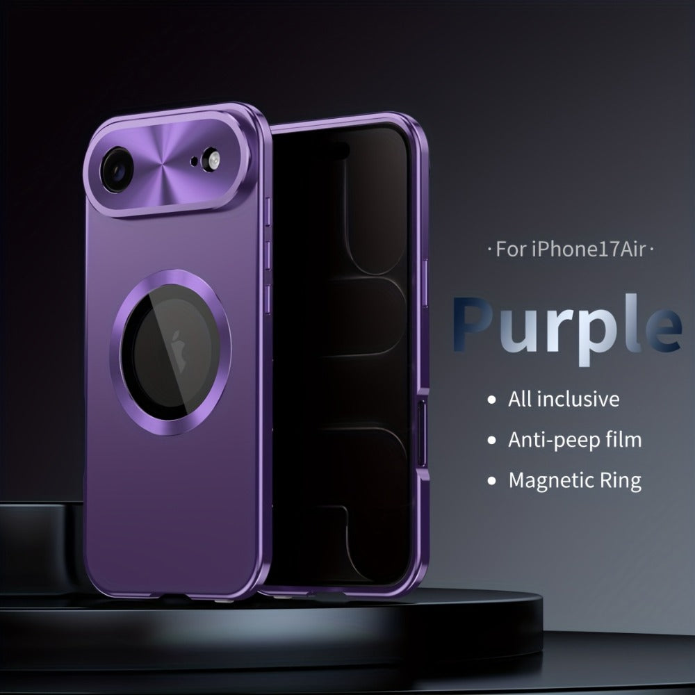 Two-Piece Privacy-Panel Magnetic iPhone Case with Camera Protection in 24 Model and Color Options