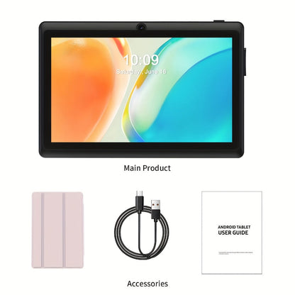 Android Tablet 7-Inch with Android 13, 3500mAh Battery, 32GB Internal Storage and Protective Case