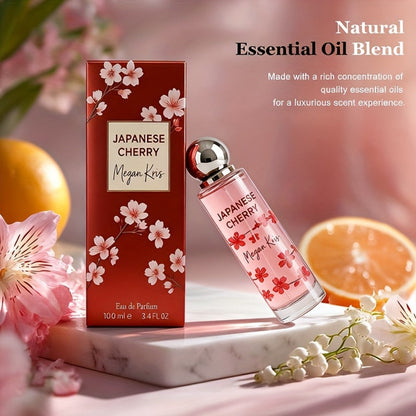 100ml/3.38oz Women's Perfume Spray for Hair & 1Body - Cherry Blossom Eau de Toilette, Long-Lasting Floral Scent with Fragrance, Daily Wear Perfume Suitable for Special Occasions & Gifts