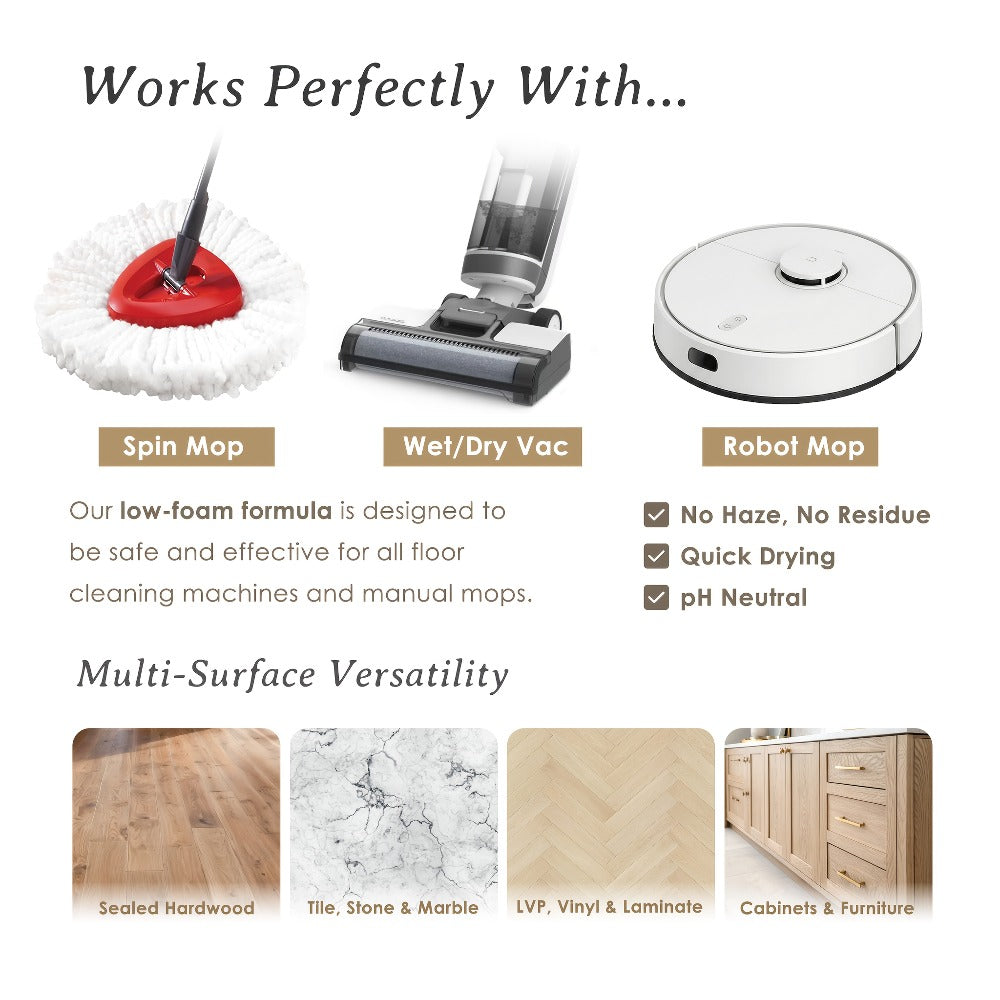 Concentrated Floor Cleaner 4X Formula 32 fl oz, SWANTALK Mop Soap Multi-Surface Streak-Free Floor Wash, Perfume-Inspired Deodorizing Cleaner, Pet Friendly – Brazilian Breeze, Island Coconut, Pacific Linen