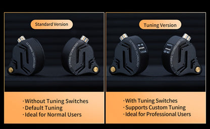 KZ ZS12 PRO X In-Ear Monitor Hybrid IEM Headphones Detachable Cable Noise Cancelling Dynamic Mic Sport Gaming DJ Audio Monitoring Music Production