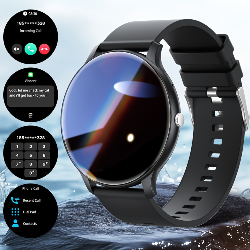 Smartwatch – IP68 Waterproof 1.46" HD – 100+ Sport Modes, Wireless Calling, Music Control, Remote Camera, Sedentary Reminder – Unisex…