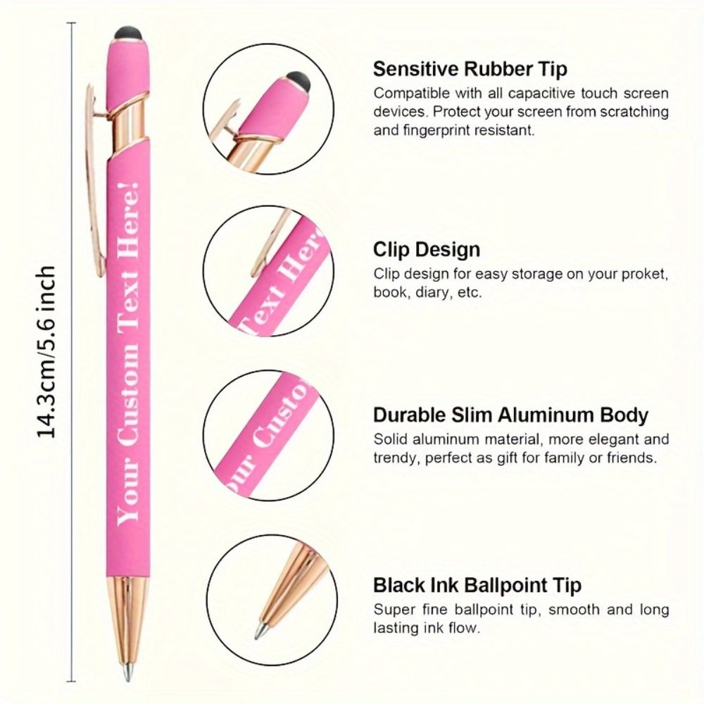 30-Pack Ballpoint Stylus Pens with Touchscreen Tips, Comfortable Grips and Seven Color Options