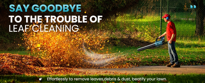 Cordless Leaf Blower 580CFM 160MPH, 2×4.0Ah Battery Powered, 3-Speed Adjustable, Lightweight Ergonomic Design with Shoulder Strap & Extension Nozzle for Lawn Yard Patio