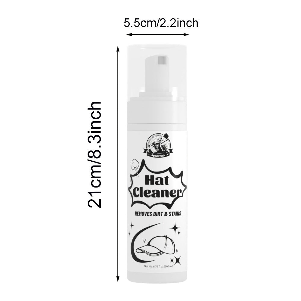 Foaming Hat Cleaning Spray in 200 ml Bottles, Available in One, Two, Three or Five Packs for Routine Hat Care