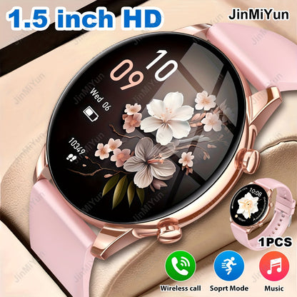 Smartwatch 1.5 Inch Full Touch with Remote Photo Capture, Calling, Music and Sport Modes in Four Colors
