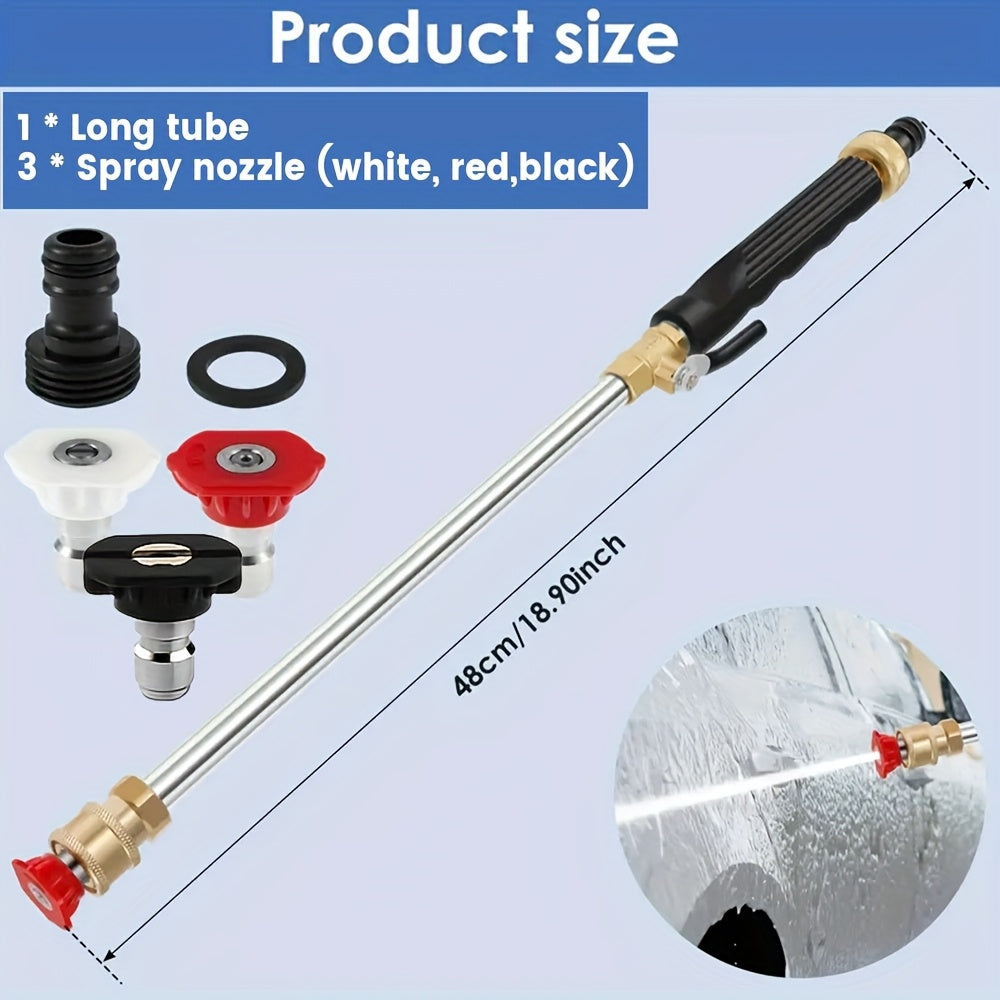 Pressure Washer Wand | Garden Hose Car Patio Yard Cleaning Nozzles