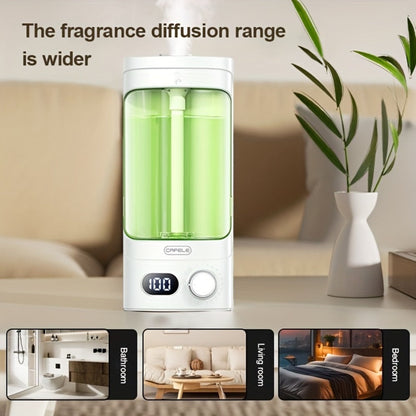 300ml Rechargeable Essential Oil Diffuser with Numeric Display, 100-Level Control Label and One Oil Bottle