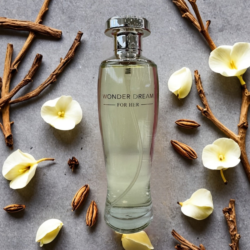 Women's Perfume Wonder Dream Eau de Parfum Three-Piece Set with Sandalwood, Vanilla and White Musk