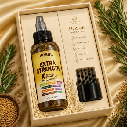 3.38 oz Botanical Hair and Scalp Oil in Six Checkout Options with Source-Labeled Plant Oils