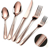 40pcs-Rose golden