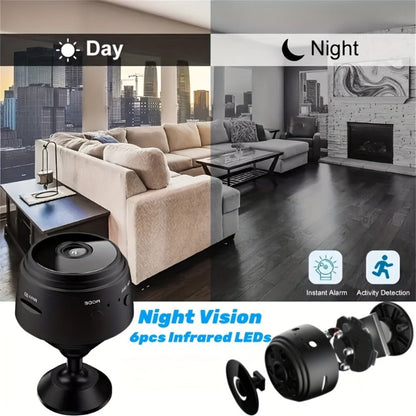 Indoor Security Camera 4-Pack with 1080P Video, 150° Adjustable Rotation, Night Vision and WiFi Connection