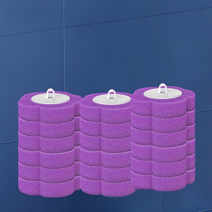 Disposable Toilet Brush Set with Replacement Heads – Hygienic No-Touch Bathroom Cleaning Brush with Stand Easy Install