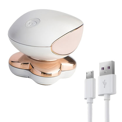 Electric Shaver for Women with Four Rotating Heads, USB Rechargeable Power and Wet/Dry Use for Listed Areas