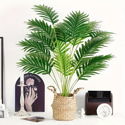 Realistic Artificial Plants 2pcs – Lifelike Fake Plant Decor for Indoor & Outdoor, Home, Wedding, Garden & Festival Celebrations, Elegant Faux Greenery Decoration Set