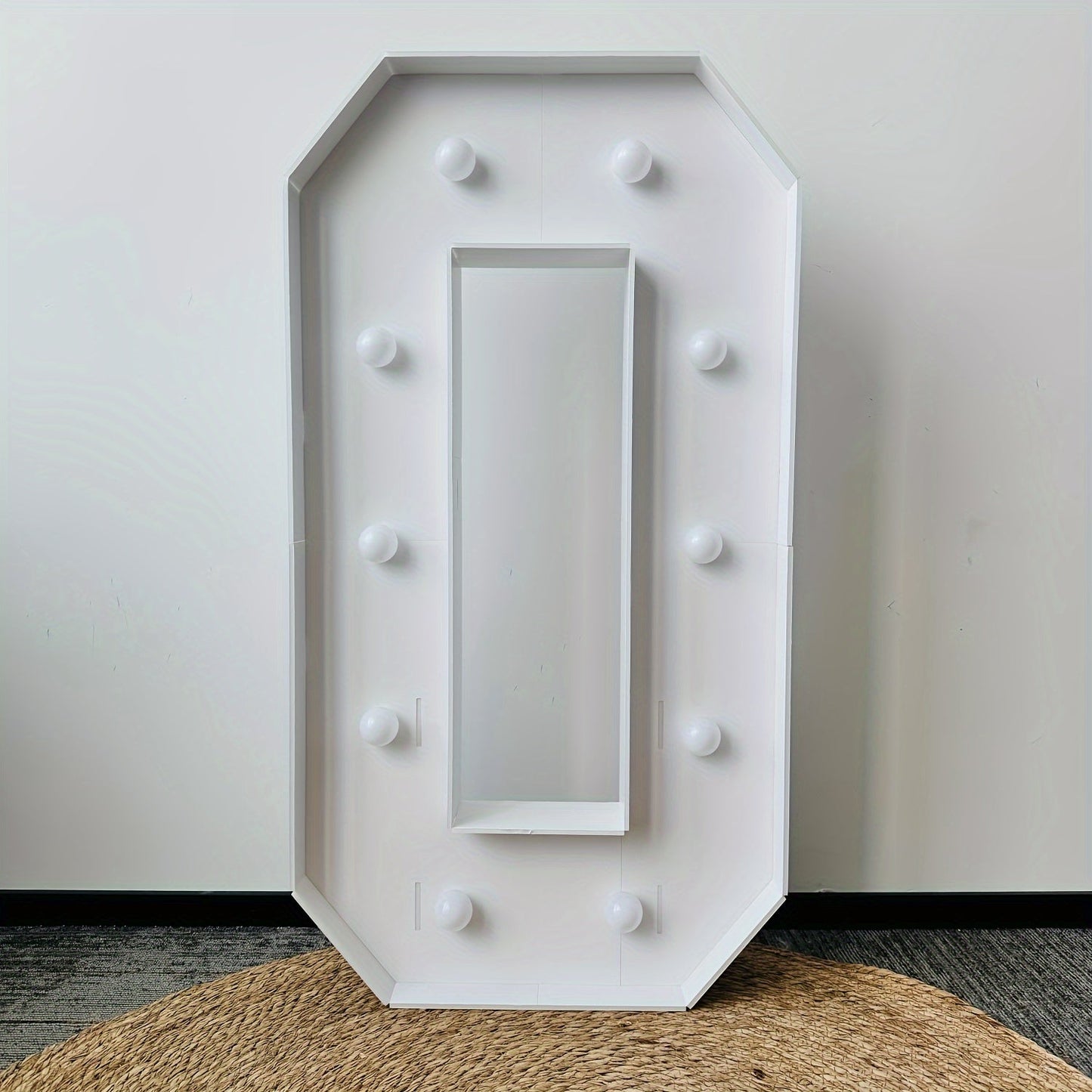 Party Decorations Three-Foot Freestanding Number Sign with Warm White LED Lights and Digits 0–9