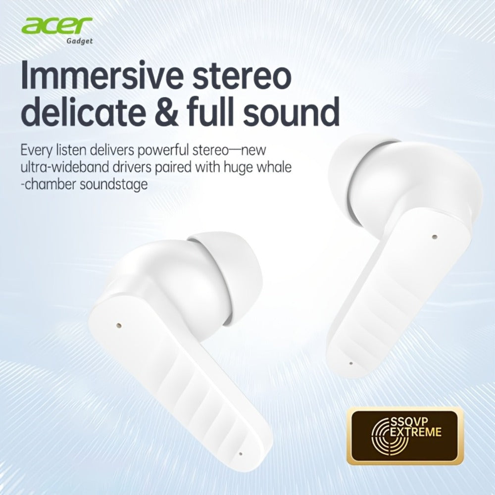 Wireless Earbuds Mini Lightweight In-Ear with ENC Calls, Touch Control and Long Battery in Three Colors
