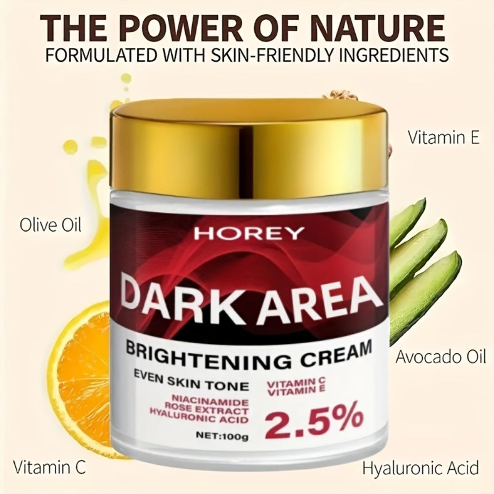 Face Cream Vitamin C 2.5% Formula with Glutathione, Vitamin E and 100g Morning or Evening Format
