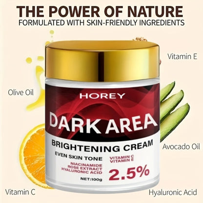Face Cream Vitamin C 2.5% Formula with Glutathione, Vitamin E and 100g Morning or Evening Format
