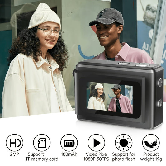 Keychain Mini Digital Camera 16X Zoom Autofocus & Shock-Proof | 2.8-Inch Screen Point-and-Shoot Cam for Travel & Vlog – Ideal Birthday Gift for Adults, Friends & Beginners