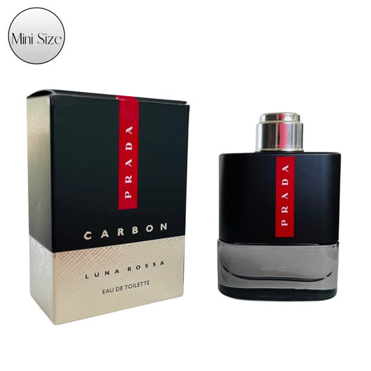 Luna Rossa Carbon Pour Homme EDT Travel Size 9ml — Aromatic Fougere Men's Cologne | Mini Perfume Atomizer for Travel & Daily Carry