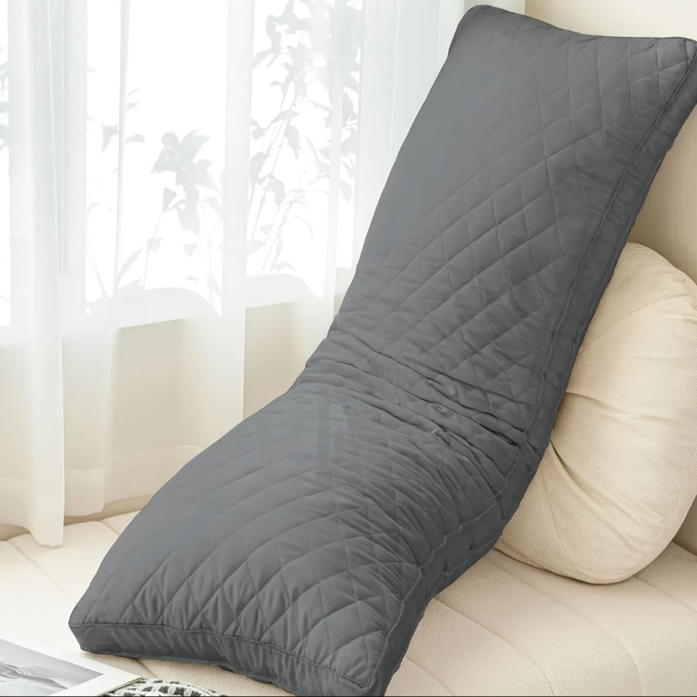 Body Pillow for Adults Full Body Pillow Firm Long Sleeping Pillow for Back Stomach Side Sleeper Bed Pillow Support Pregnancy Pillow Grey Pink