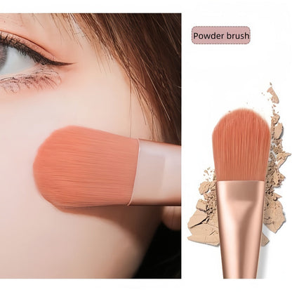 Makeup Brush Set, 16pcs Complete Face Brush Kit Blush Powder Eyeshadow Contour Brow & Lip Brushes