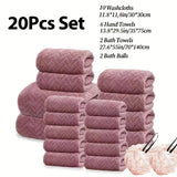 20pcs Purple Pink