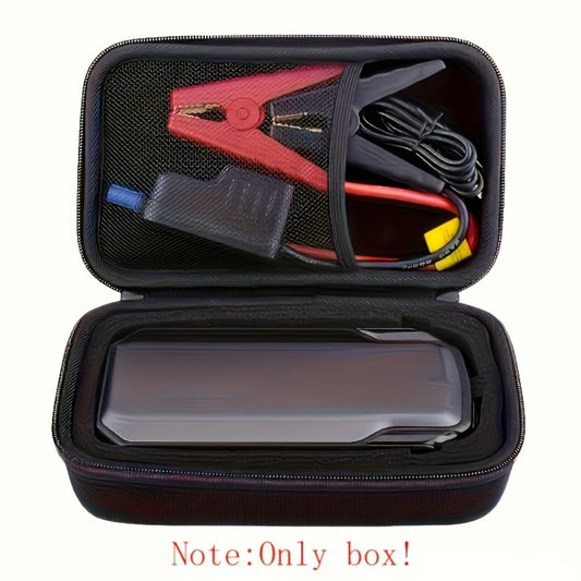 EVA Jump Starter Storage Case - Shockproof Drop-Proof Portable Organizer for Car Jump Starters & Automotive Accessories, Hard Shell Protective Carrying Case (Case Only)
