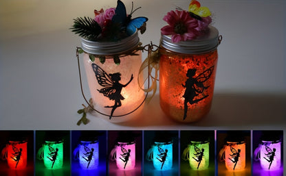 Fairy Lantern DIY Craft Kit for Girls Ages 6+ – Color Changing LED Mason Jar Night Light with Remote Control, Arts & Crafts Activity Set, Birthday Christmas Holiday Gift for Kids