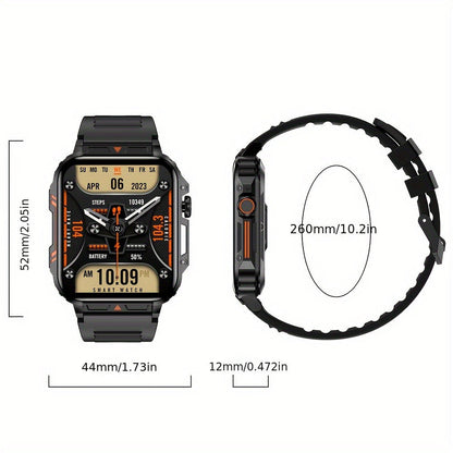 Smartwatch for Men SENBONO L81B 1.95 Inch with Calling, 100+ Sport Modes and 340mAh Battery