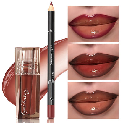 Lip Gloss and Liner Duo with Exact Color #11 Gloss and Color #01 Pencil Checkout Combination