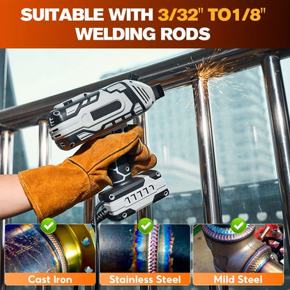 Portable Stick Welder IGBT 20-120A 110V - Handheld Arc Welder with Hot Start, Arc Force & Anti-Stick for Home & Auto Repair