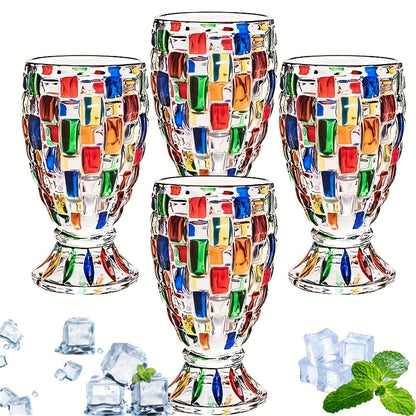 Colored Champagne Flutes Set of 4 or 8 Cocktail Glasses Sparkling Wine Glasses Non-Slip Bubbly Glasses for Birthday Wedding Christmas Valentine Party Gift