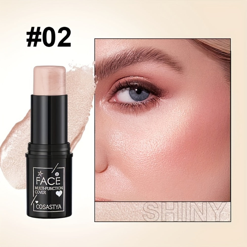 Six-Piece Cream Makeup Stick Set with Visible Pink and Brown Tones in the Exact 6 Pieces Option