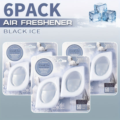 Compact Air Freshener Cups in Six Scents, Available in 2, 6 or 12 Packs for Closets, Bathrooms and Small Spaces