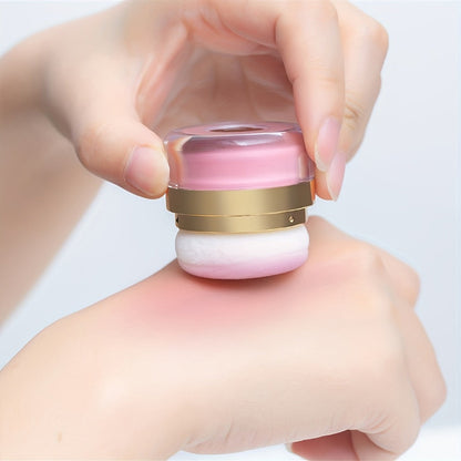 Powder Blush Set 3 Colors with Pearl Powder Rose Oil & Squalane Formula — Natural Glow Lightweight Buildable Cheek Color for All Skin Tones Easy Blend