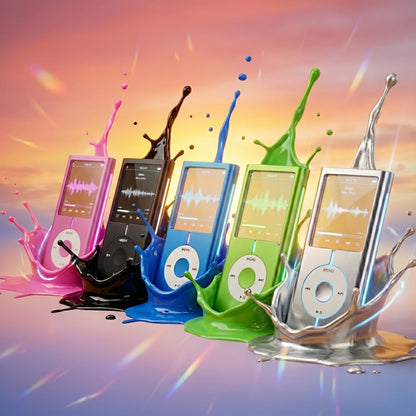 MP3 MP4 Player for Students 128GB Expandable, 8-Hour Battery HiFi Lossless Sound, 1.8 Inch Color Screen, FM Radio, Voice Recorder, E-Book Reader, English Listening Learning Device
