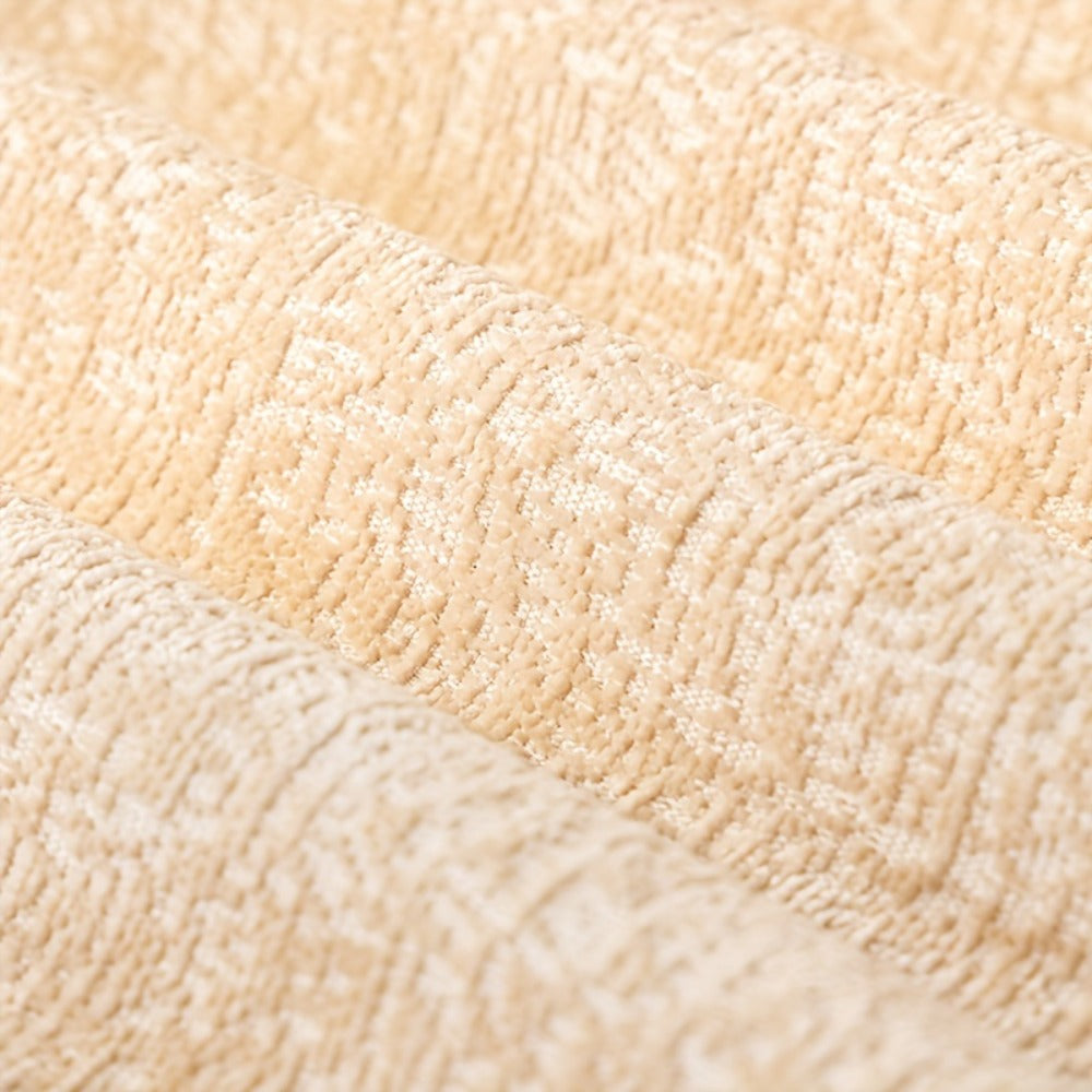 Sofa Cover 300 GSM Solid Chenille Throw with Fringe in Four Colors and Sizes from Single Seat to 71 x 150 Inches