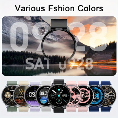 Smartwatch – IP68 Waterproof 1.46" HD – 100+ Sport Modes, Wireless Calling, Music Control, Remote Camera, Sedentary Reminder – Unisex…