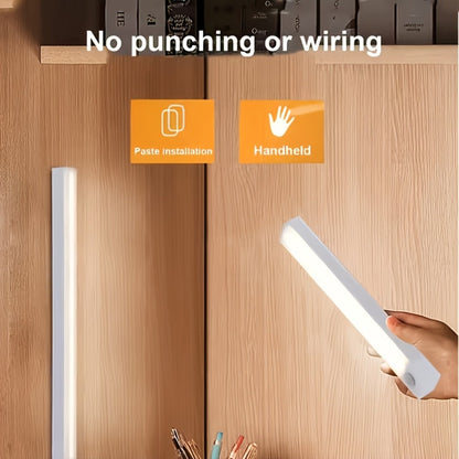 Night Light Motion Sensor LED Bar with USB Rechargeable 400mAh Battery, Three Brightness Levels and Six Size-Pack Options