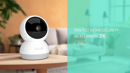 Indoor Security Camera 4MP Dual-Band WiFi Model with 360° Rotation, Night Vision and Two-Way Audio
