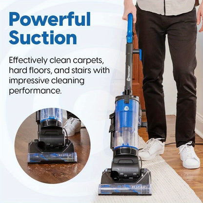Vacmaster Bagless Upright Vacuum Cleaner 1150W Cyclone Filtration Large Dust Cup 17ft Cord for Carpet Hard Floor Pet Hair Powerful Suction Home Vacuum
