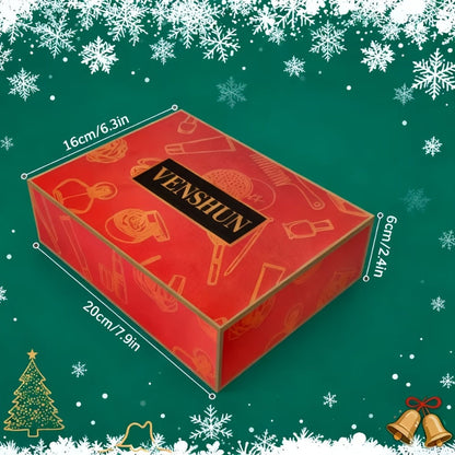 Makeup Kit with 18-Color Eyeshadow Palette, Face, Lip and Eye Cosmetics, Brushes and Tools in a Red Gift Box