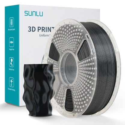 Dual Color Silk PLA Plus Filament 1.75mm 1kg – Shiny Gradient Texture High Toughness Low Shrinkage ±0.02mm 3D Printing Filament 2.2lb | Smooth Surface PLA+ for FDM 3D Printers Decorative Prints Gifts